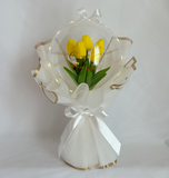 Tulip Balloon Stand Yellow