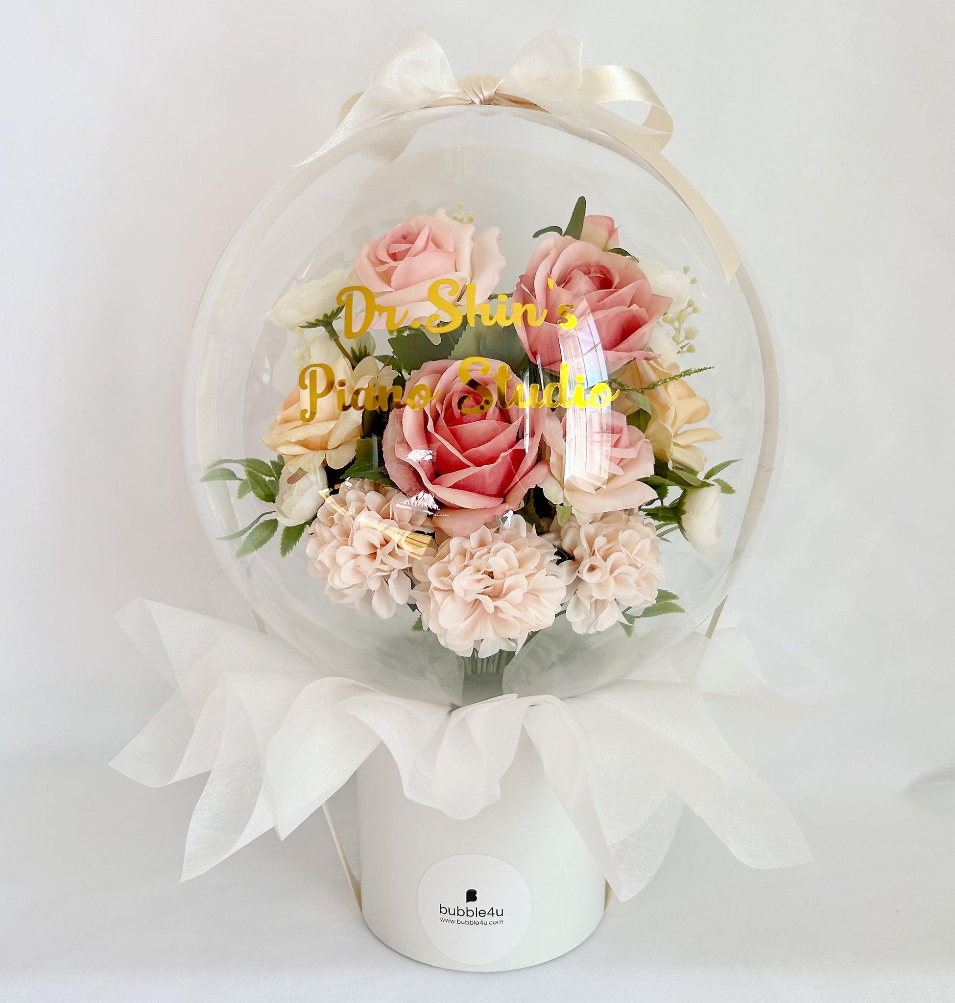 Champaign Pink Mixed Flower Balloon L
