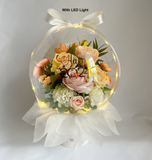 Pastel Pink Mixed Flower Balloon